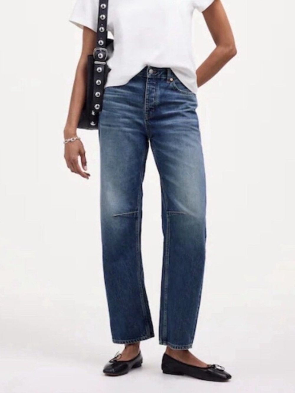 Madewell The Darted Barrel Leg Jean